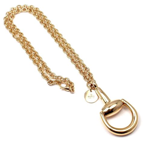 gucci horsebit marrone|gucci horsebit necklace.